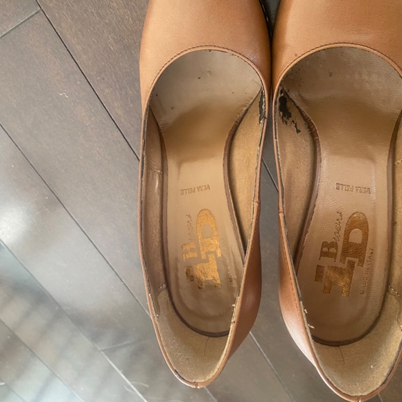 Brown leather Heels made in Italy - Picture 7 of 10